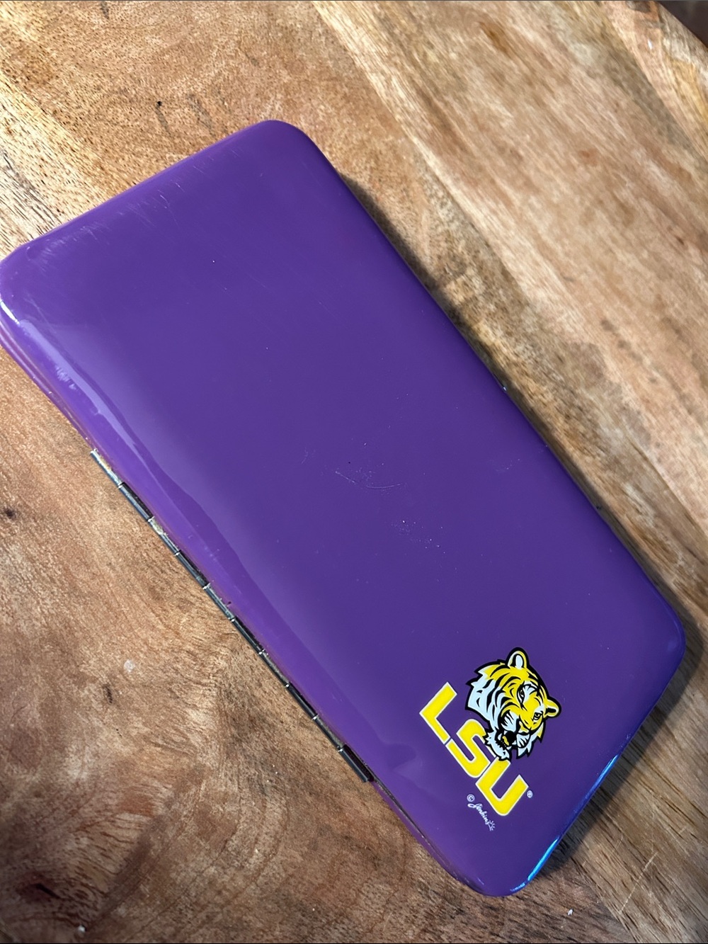 LSU Purple Team Logo Wallet